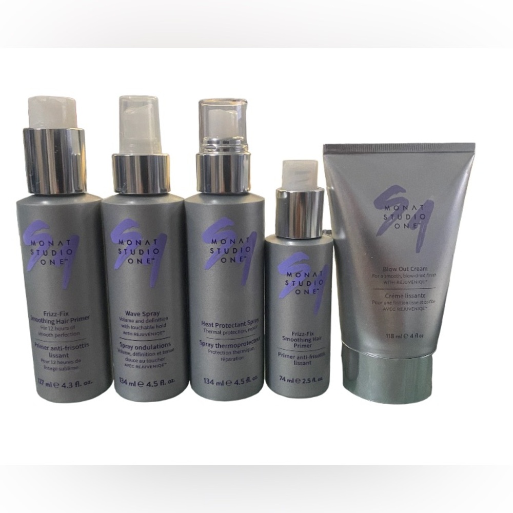 Monat Frizz Fix , Wave Spray, Heat Protectant, Blow Out Cream